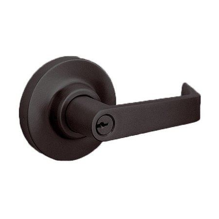 DORMA Key-In-Rectangular Lever, Classroom Function, Key Locks or Unlocks Lever, Schlage C Keyway, 695 8R08-695